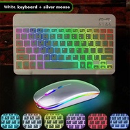 Backlight Bluetooth Keyboard Wireless Rechargeable Silent Mini Suitable for ipad Keyboard Computer Mobile Phone Tablet AI14