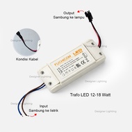 Trafo led driver power 12-18w 38-65V 320mA power supply adapter spare parts