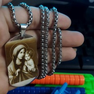 Jesus cross necklace and pendant