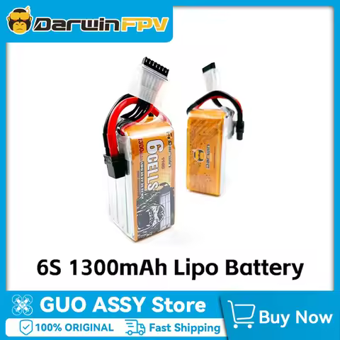 DarwinFPV 6S 1300mAh Lipo Battery