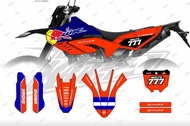 sticker fullbody decal wr 155 variasi motif simple redbull