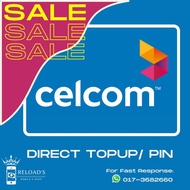 Celcom Prepaid Direct Topup/ Reload Pin  RM5-RM35
