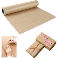 Kraft Wrapping Paper Roll 30cmx500cm Brown Gift Bouquet Packaging DIY Craft Drawing Table Liner