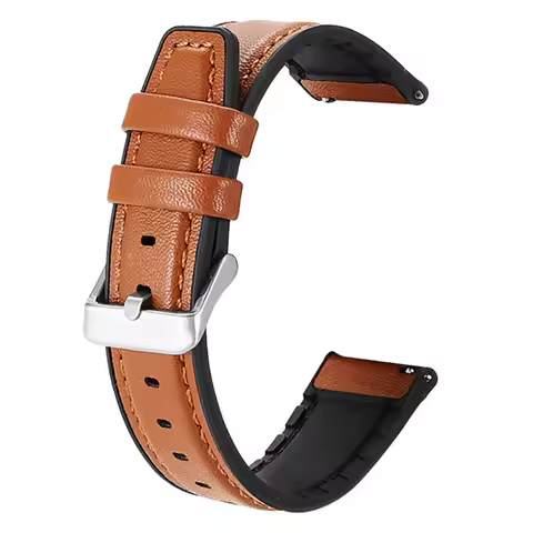 20mm Leather Strap for Amazfit GTS 4 2 Mini/GTS 3/2e Band for Amazfit Bip 3 Pro/Bip U Pro/Bip Lite/B