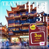 中國移動香港 - 【3日】【中國內地】(3GB) 鴨聊佳 5G 其後任用 無限上網卡數據卡SIM咭