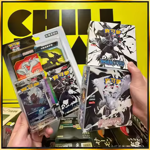 In Stock 100% Original Pokemon Traditional Chinese Cards SV11 Black Bolt White Flare Booster Box Dis