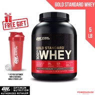 Optimum Nutrition Gold Standard Whey, 5 lb - ON Whey Protein, muscle recovery