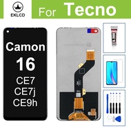 LCD For Tecno Camon 16 CE7 CE7j CE9h Display Touch Screen Digitizer Assembly Replacement Repair Part