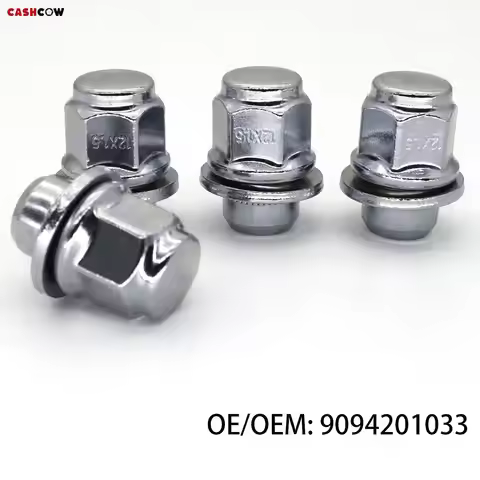 4 For Lexus ES350 GS450h GS F Toyota Highlander Camry Corolla Prius RAV4 4Runner Car Steel Wheel Lug