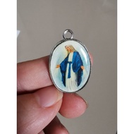 Virgin Mary Medal Hail Mary Medal/ Catholic Altar