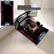 Good Quality Simulator Floor Mat F1 Shanghai Merchandise Racing Simulator Carpet Gaming Room Anti-sl