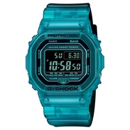 Casio G-Shock Digital Transparent Color Resin Strap Men Watch DW-B5600G-2DR