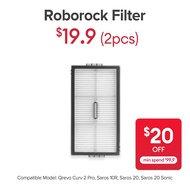 Filter for Roborock Saros 10R/20/20 Sonic, Qrevo Curv 2 Pro