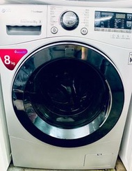 洗衣機 大容量 LG  銀色 二手電器/家用電器 高轉速  Front Loader Washer