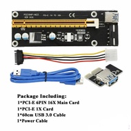 PCI-E 1X to 16X Adapter PCI-E Riser Board Extender Card 4-pin Power Interface GPU Extender