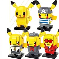 Pikachu Water Fleet Flash Flame Team Hand-Made Elf Desktop Decoration Gift vdo7