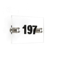 Door Sign•3D Numbering Plate•House Number•Acrylic•Simple Style