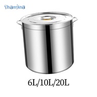 Shamjina Large Stainless Steel Cooking Pot for Canning And Pasta, Suitable for Induction Use