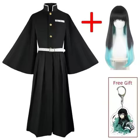 Cosplay costume of Tokitou Muichiro, Corps uniform, wig, ladies' Halloween costume