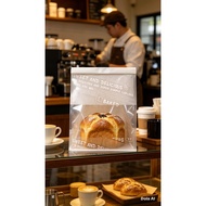 Bread Bag (Sweet & Delicious) Kraft paper + plastic motif 13x19-50pcs