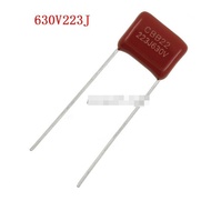25pcs RED CAPACITOR CBB 223J 630V 223 22NF -CF7