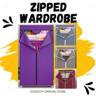 ✨Zipped Wardrobe✨ Large Capacity Spacious Storage Rak almari pakaian baju zip cupboard Plastik Leg Big RK049 CT049 CC03