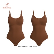 [Hottie Diary] Shapewear - Bodysuit Shapewear Women's Full Body Brown Girdle Bengkung