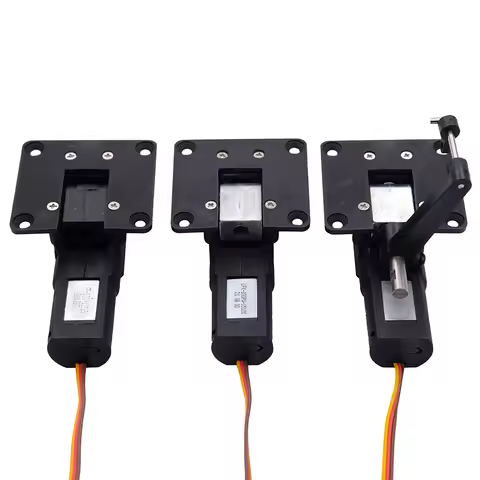 55g Servoless Retract with Metal Block Quad Electric Retractable Landing Gear Nose 15091M For 3-5kg