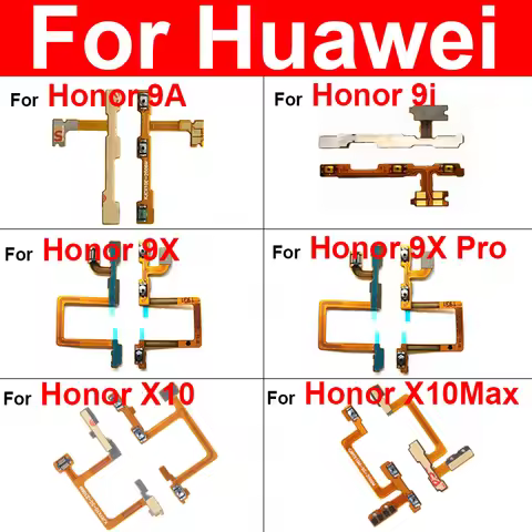 Power Volume Flex Cable For Huawei Honor 8s 9s 9x 9i 9c 9A X10 For Honor 9X Pro Premium 10X Lite X10