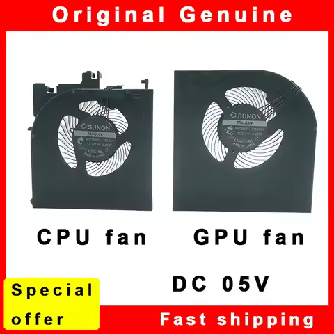 New Laptop CPU GPU Cooling Fan For Lenovo Thinkpad P52 P53 EP520 02DM015 01HY786 MG75090V1-C190-S9A 