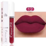 Lipstik Cair Velvet Matte Tahan Lama, Lipstik Makeup Bibir Wanita, Kecantikan Merah, Tidak Melekat P