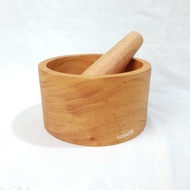 KAYU Lusiosb Premium Wood Mortar Pestle Collision Mortar