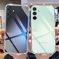 เคส A35 A55สำหรับ Samsung Galaxy A16 LTE A17 A07เคสโปร่งใส4G 5G ปลอกป้องกันการตกสำหรับ SamsungA17 Sa