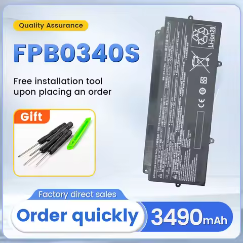 SOMI 4.4V 50WH 3310mAh FPB0340S Laptop Battery For Fujitsu FPCBP536 LifeBook U937 U938 U939 U939X CP