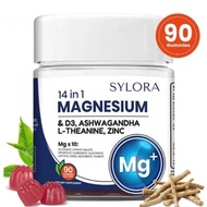 Ashwagandha Magnesium Gummies Vitamins14IN1Theanine cortisol supplement dietary[yfE]