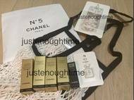 Chanel 香奈兒 Factory 5 No 5 Nest bag skincare perfume makeup sample 網袋 護膚品 化妝品 香水 試用 限量 limited edition