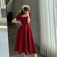 Ay. Korean midi dress / dress korea / viral korea