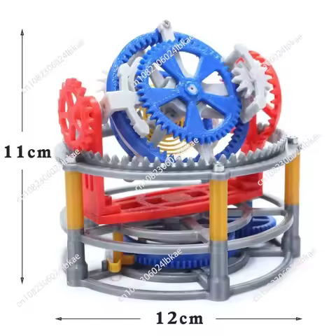3D Printed Model Tourbillon Model Mechanical Pendulum Clock Internal Structure Principle DIY Product