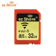 Original EZ Share การ์ด Wifi SD เมโมรี่32GB 16GB การ์ดแชร์ไร้สายคลาส10 64G 128G สำหรับ Canon/nikon/sony Card