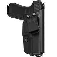 KYDEX IWB Holster Compatible with G19 | G17 | G26 | G19x |G31 32 33 45(Gen 3 4 5) Concealed Carry Ho