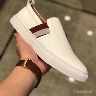 （现货） ♞,♘,♙European Station Barry Men's Shoes Genuine Leather Casual Shoes Slip-On Cowhide Sneakers Light Fashion Low-Top Business Sneakers