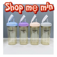 (New model) Hegen PPSU straw drinking bottle 330ml/Hegen baby drinking straw bottle/Hegen straw