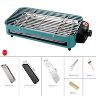 1500W Electric Grill Non Stick Coating Korean BBQ Grill Square Baking Plate Cheese Steak Pan Grill