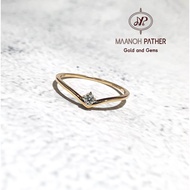 0.05CT LADIES DIAMOND RING-18K GOLD DIAMOND RING-18K GOLD FANCY DIAMOND RING-18K GOLD FANCY LADIES D