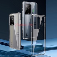 Transparent Shockproof Phone Case For Black Shark 5 3 2 Pro RS 3S POCO X3 NFC M3 M4 Pro F4 F3 GT Red