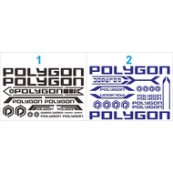 Cutting sticker/ polygon bike sticker