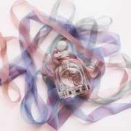 Simple embossed glass bottle Nordic style Ins aromatherapy bottle with cap wish bottle empty transpa