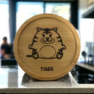 Zodiac | Personalised Wooden Coaster | Custom Gift