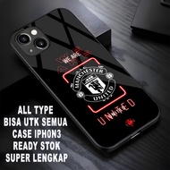 (CS57) Softcase glossy shine iphone ALL TYPE motif mancester city ip 6 7 7+ 8 8+ x xr xs max 11 pro 