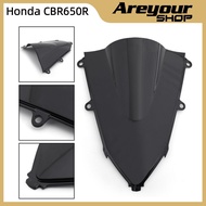 Motorcycle Windshield Windscreen ABS For Honda CBR650R CBR 650 R 2019-2023 Black Motorcycle Accessor